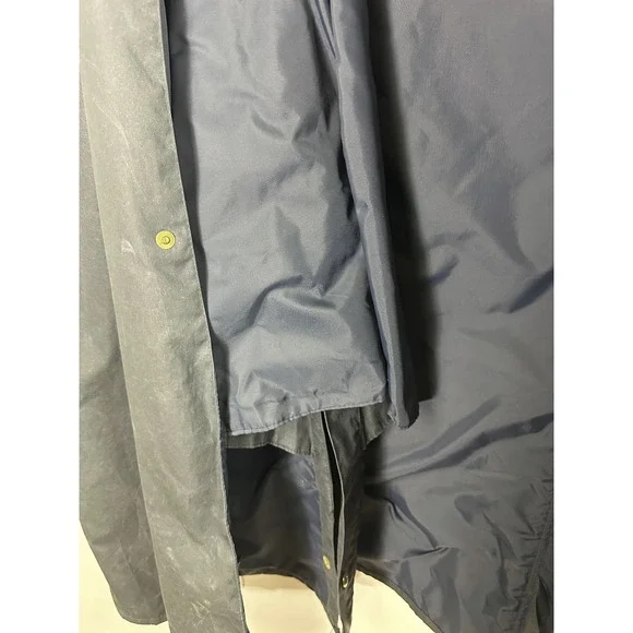 Vintage Barbour Burghley A170 Long Jacket Mens C42 Wax Equestrian Trench Coat - Picture 11 of 16